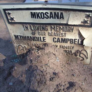 MKOSANA Mzwandile Campbell 1929-
