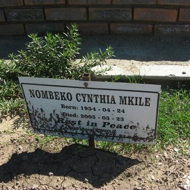 MKILE Nombeko Cynthia 1954-2005