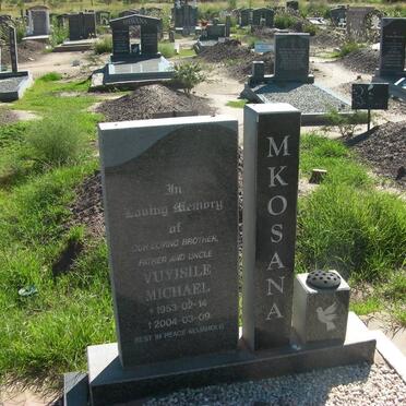 MKOSANA Vuyisile Michael 1953-2004