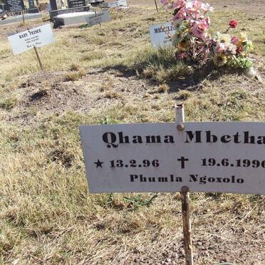 MBETHA Qhama 1996-1996