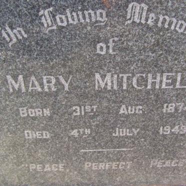 MITCHELL Mary 1874-1949