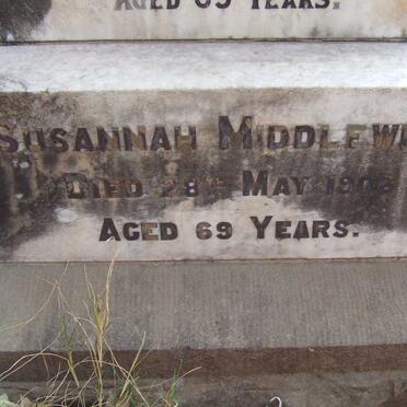MIDDLEWICK William -1896 &amp; Susannah -1906