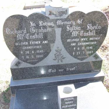 McCASKILL Richard Graham 1943-1998 &amp; Sylvia Sheila 1946-1987