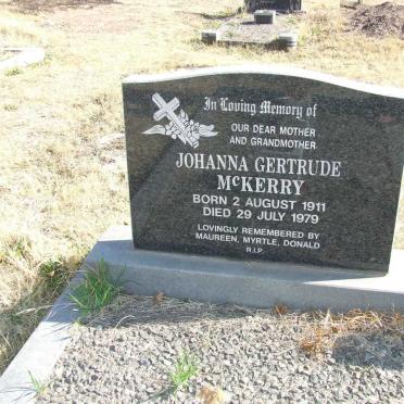 McKERRY Johanna Gertrude 1911-1979
