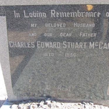 McCANN Charles Edward Stuart 1870-1956