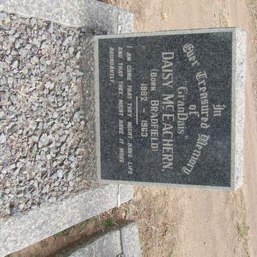 McEACHERN Daisy nee BRADFIELD 1882-1963