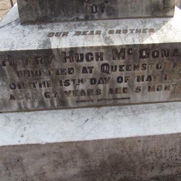 McDONALD Henry Hugh -1902