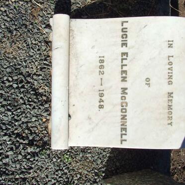 McCONNELL Lucie Ellen 1862-1948