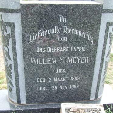 MEYER Willem S. 1889-1959