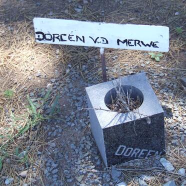 MERWE Doreen, v.d.