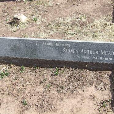 MEADWAY Sidney Arthur 1885-1970