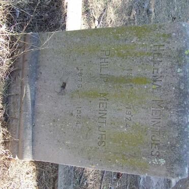 MEINTJES Philip 1876-1934 &amp; Helena 1881-1924