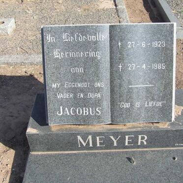 MEYER Jacobus 1923-1985