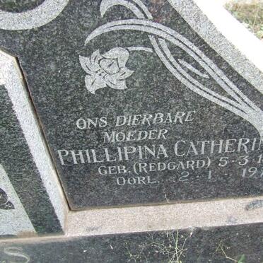 MEINTJIES Phillipina Catherina nee REDGARD 1892- 1971