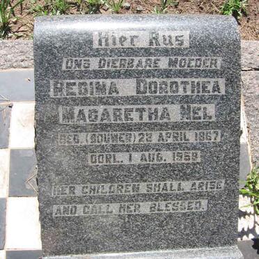 NEL Regina Dorothea Magaretha nee BOUWER 1867-1959