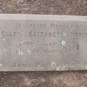 NEWING Ellen Elizabeth 1880-1937