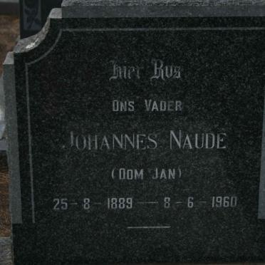 NAUDE Johannes 1889-1960