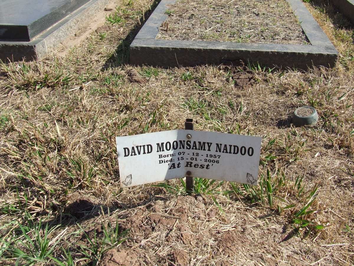 NAIDOO David Moonsamy 1957-2006