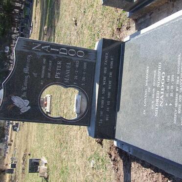 NAIDOO Peter Manuel 1933-1985 &amp; Mildred Nosipho 1938-2010