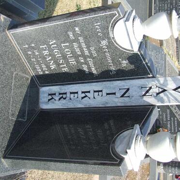 NIEKERK Louie Auguste Frank, van 1924-1990