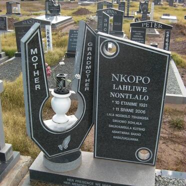 NKOPO Lahliwe Nontlalo 1931-2006