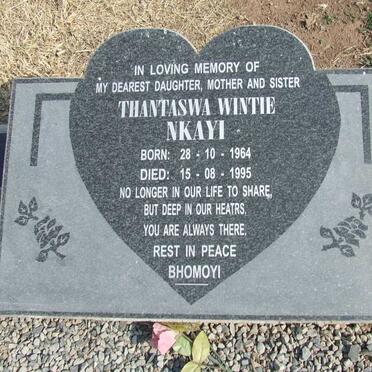 NKAYI Thantaswa Wintie 1964-1995