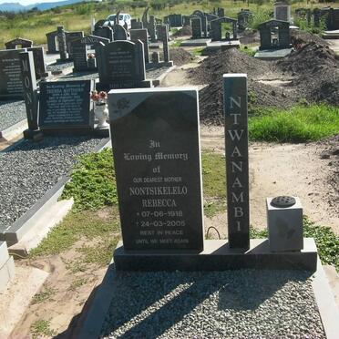 NTWANAMBI Nontsikelelo Rebecca 1918-2005