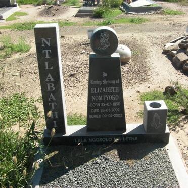 NTLABATHI Elizabeth Nomtyoko 1950-2002