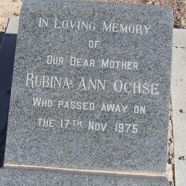 OCHSE Rubina Ann -1975