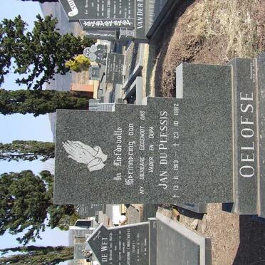OELOFSE Jan Du Plessis 1913-1982