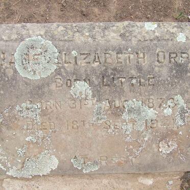 ORPAN Jane Elizabeth nee LITTLE 1873-1941