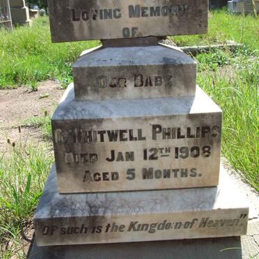 PHILLIPS G. Whitwell -1908