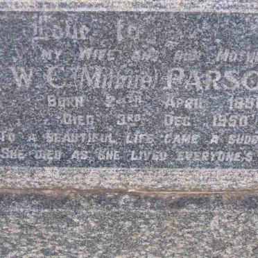 PARSONS Sidney Hamblyn 1891-1973 &amp; W.C. 1898-1950