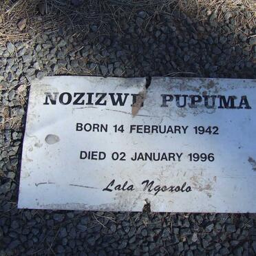 PUPUMA Nozizwe 1942-1996