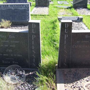 PLESSIS Jan, du 1893-1965 &amp; Catherina Willemina BERNARD 1904-1976