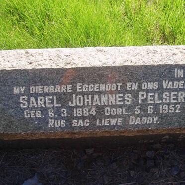 PELSER Sarel Johannes 1884-1952