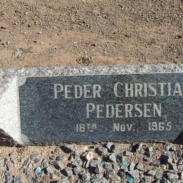 PEDERSEN Peder Christian -1965