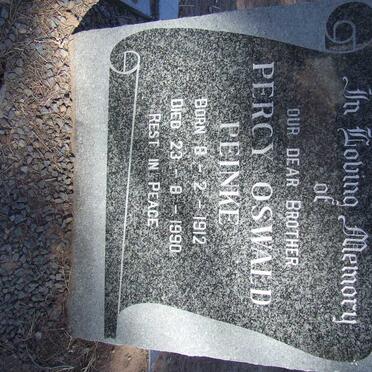 PEINKE Percy Oswald 1912-1990