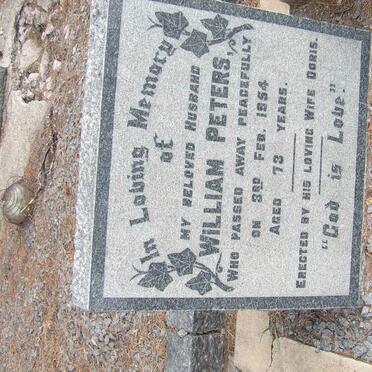 PETERS William -1954