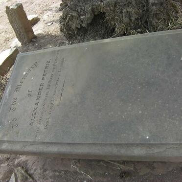 PETRIE Alexander -1867