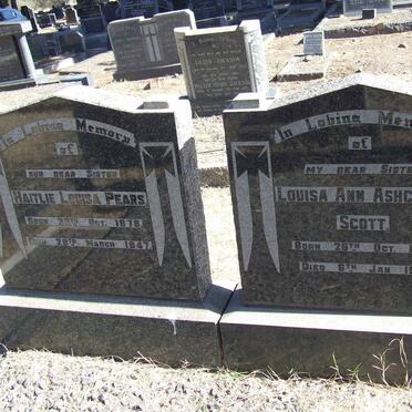 PEARS Haitlie Louisa 1876-1947 :: SCOTT Louisa Ann Ashcraft 1878-1971