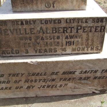 PETER Neville Albert -1914