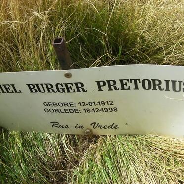 PRETORIUS Daniel Burger 1912-1998