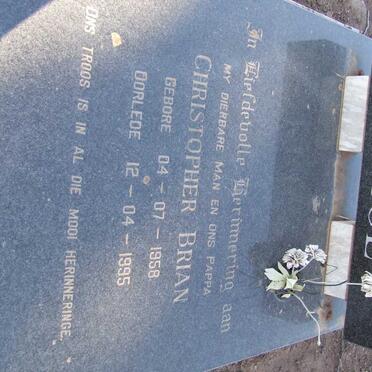 PRICE Christopher Brian 1958-1995