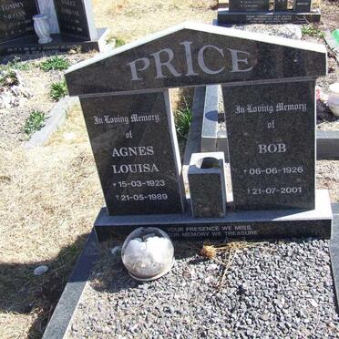 PRICE Bob 1926-2001 &amp; Agnes Louisa 1923-1989