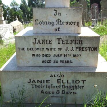 PRESTON Janie Telfer -1897 :: PRESTON Janie Elliot