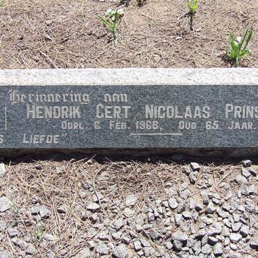 PRINSLOO Hendrik Gert Nicolaas -1968