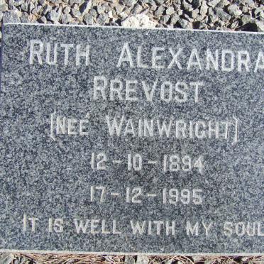 PREVOST Henri Arthur 1887-1965 &amp; Ruth Alexandra WAINWRIGHT 1894-1995