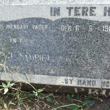 PRINSLOO P.J. 1900-1976 &amp; Gertruida Magrietha GOUWS 1902-1955