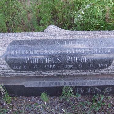 PRINSLOO Phillipus Rudolf 1900-1971